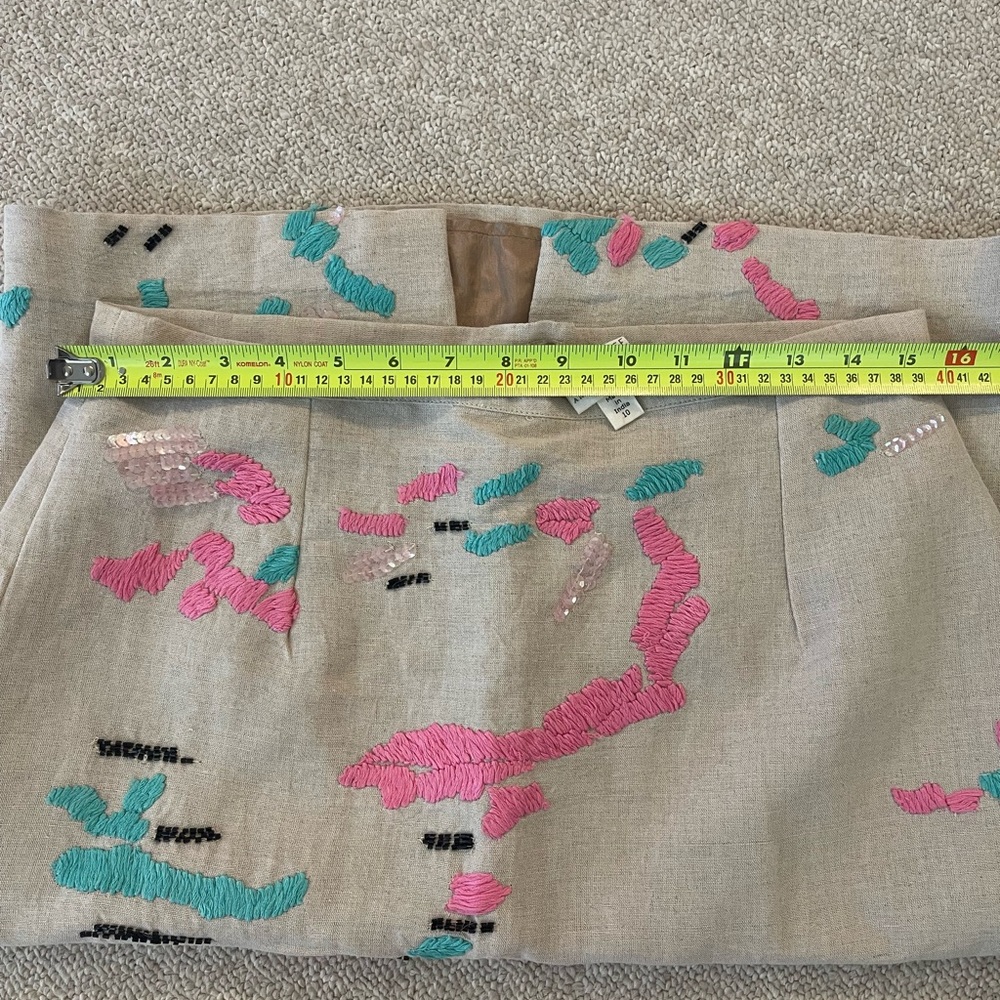 Anthropologie women’s Tracy Reese Multi Color Professional Skirt - Picture 6 of 6